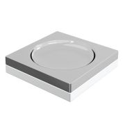Мыльница квадратная Qubic хром 10960-CR