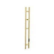 Полотенцесушитель электрический 2-трубы круглый GOLD 729-G