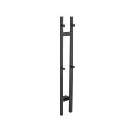 Полотенцесушитель электрический 2-трубы квадратный BLACK 728-B