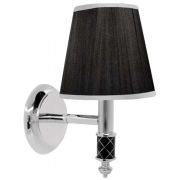 Бра BOHEME MURANO CHROME, черное 763