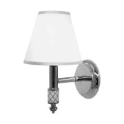 Бра BOHEME MURANO CHROME, белое 762